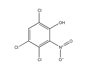 3,4,6-三氯-2-硝基苯酚結構式